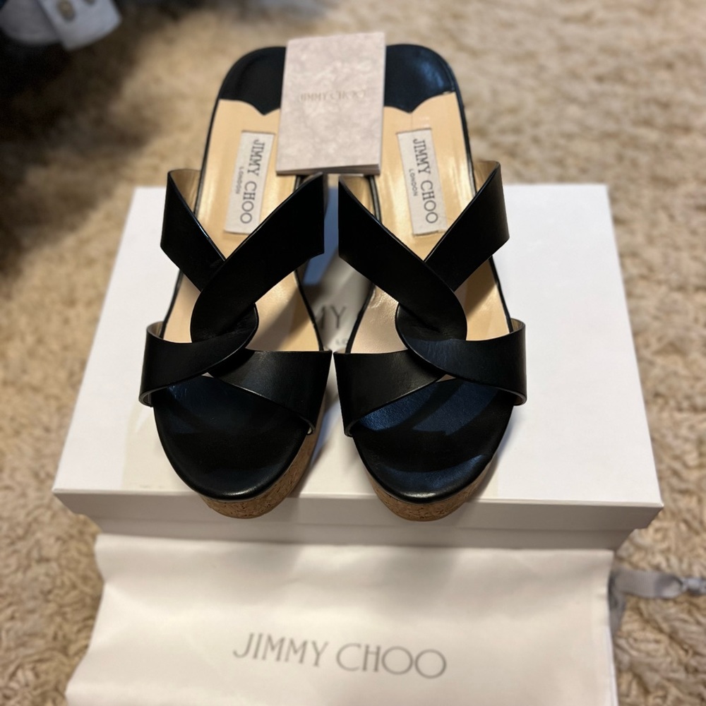 Jimmy Choo Edge Atia Sandal 75 cm